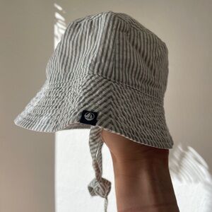 Petit Bateau Striped Bucket Hat 12-18 months